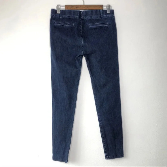 Betabrand Yoga Denim Pull On High Rise Skinny Ankle Jeans Size M - Picture 10 of 12